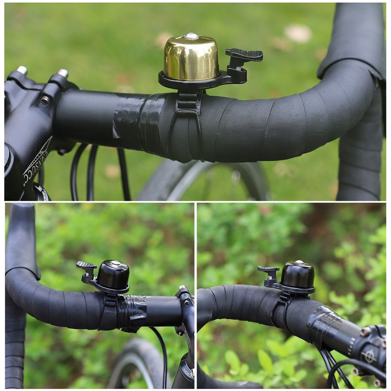 Chuông WEST BIKING cỡ nhỏ bằng kim loại gắn ghi đông xe đạp leo núi tiện dụng
