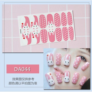 Sticker Dán móng tay nail sticker 3D móng không thấm nước