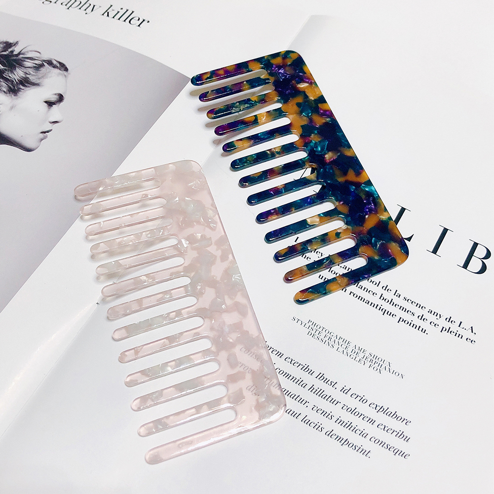 (Hàng Mới Về) Lược Chải Tóc Họa Tiết Da Báo Dành Cho Nam Và Nữ