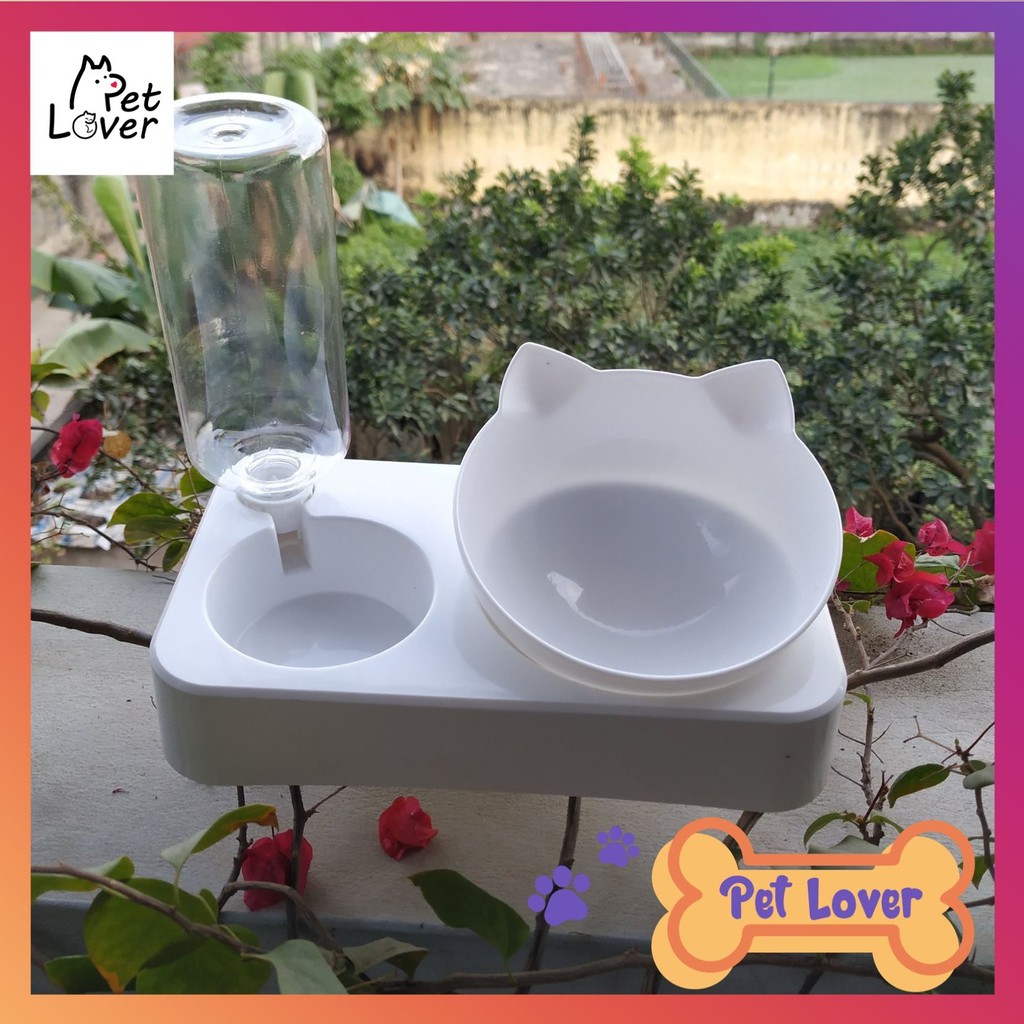 [FREESHIP] Bát ăn cho mèo, bát ăn cho chó mèo, siêu đẹp và tiện dụng, dễ dàng vệ sinh sạch sẽ - Petlover