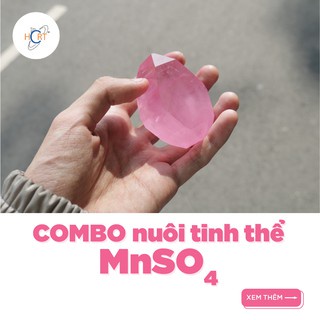 250g &amp; 500g - MnSO4 - Combo nuôi tinh thể Mangan Sunfat + hướng dẫn | HCRT store - Tinh thể học