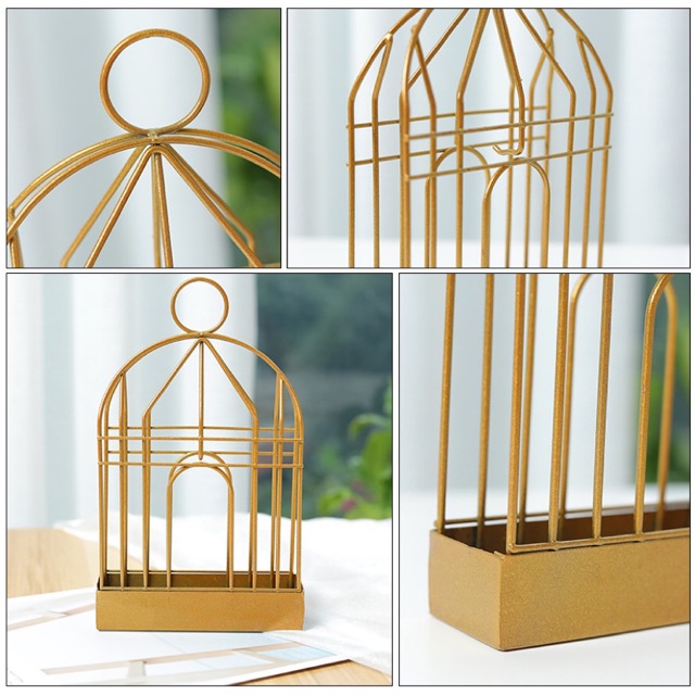 Giá đỡ cuộn muỗi bằng sắt hình lồng chim