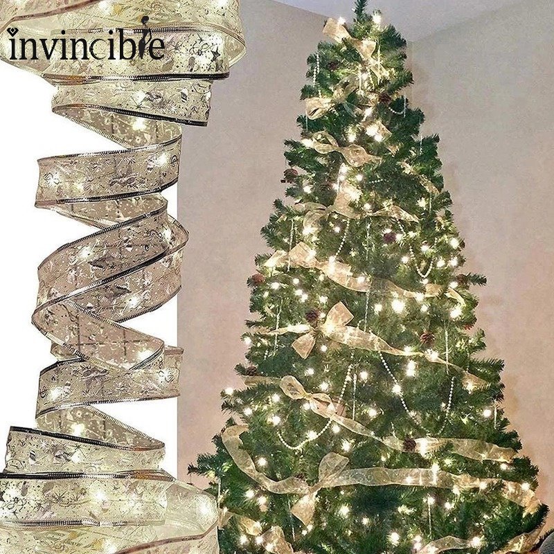 Dây Đèn LED Đồng / Đèn Trang Trí Cửa Sổ Giáng Sinh / Năm Mới Hai Lớp Lãng Mạn