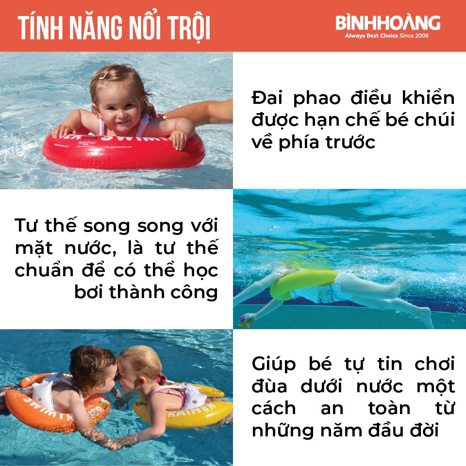 Phao bơi cho bé FSA Swimtrainner Classic