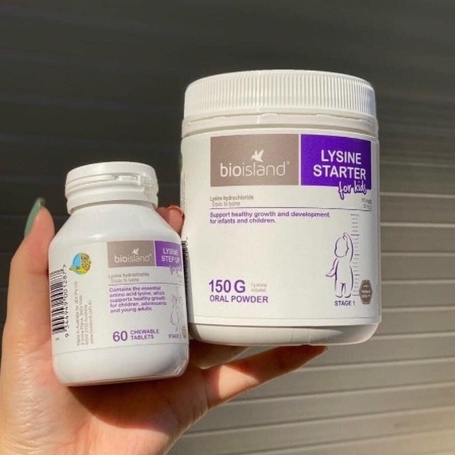 TPBS Lysine Bioisland hỗ trợ tăng chiều cao cho bé