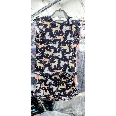 Set cộc 4 món P.ony (2 áo + 2 quần) MATALAN_UK sz từ 9-12m đến 5-6y