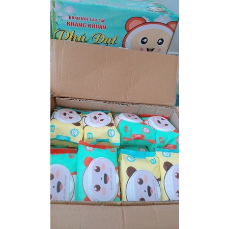 Combo sỉ 10 gói khăn ướt không mùi kháng khuẩn