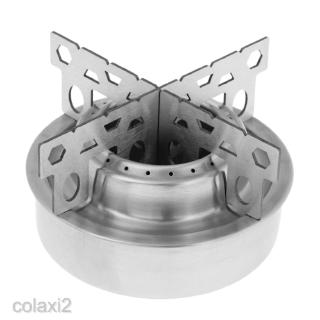 Stainless Steel Alcohol Stove & Rack Combo Set Mini Liquid Alcohol Stove Kit
