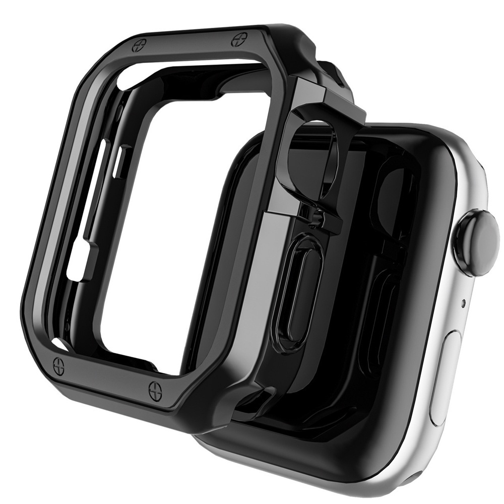 Dây Đeo Inox + Ốp Bảo Vệ Cho Đồng Hồ Thông Minh Apple Watch 38mm 42mm Series 7 6 SE 5 4 3 2 1 iWatch 40mm 44mm 41mm 45mm