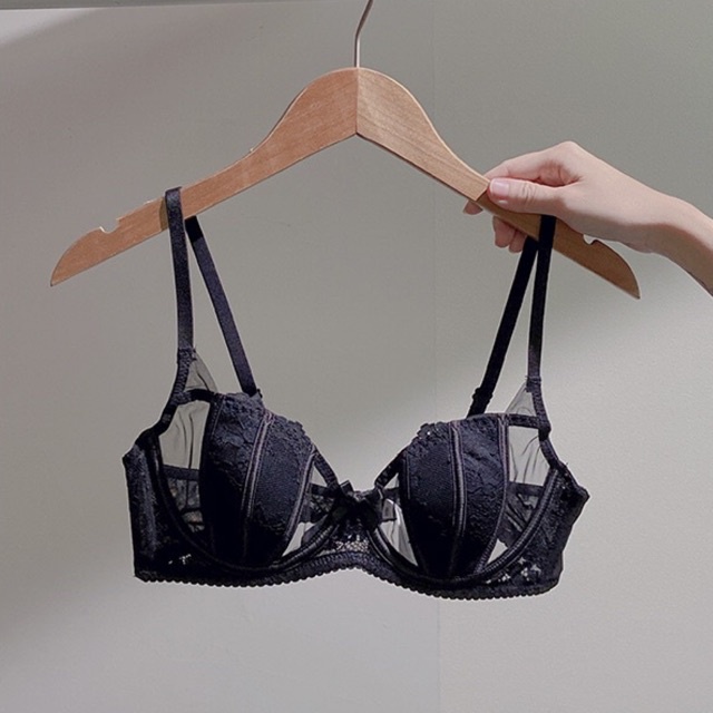 Bộ đồ lót có gọng mút mỏng họa tiết gân tai thỏ sexy và thoải mái MILKY BL01 | BigBuy360 - bigbuy360.vn