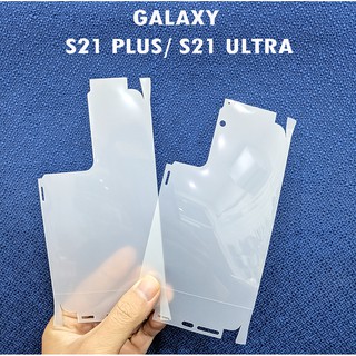 Miếng film dán PPF loại xịn phủ full 99% lưng viền Samsung Galaxy S21 S21 Plus S21 Ultra