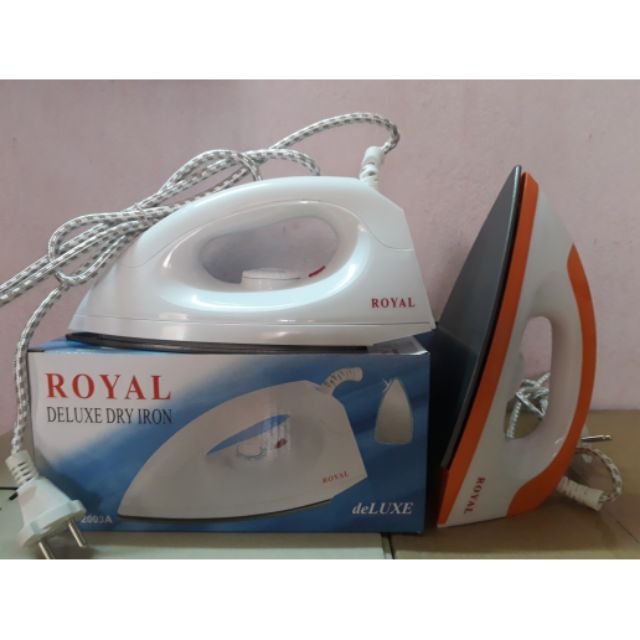 BÀN ỦI KHÔ CAO CẤP ROYAL ĐẾ MEN GIẢM 35K