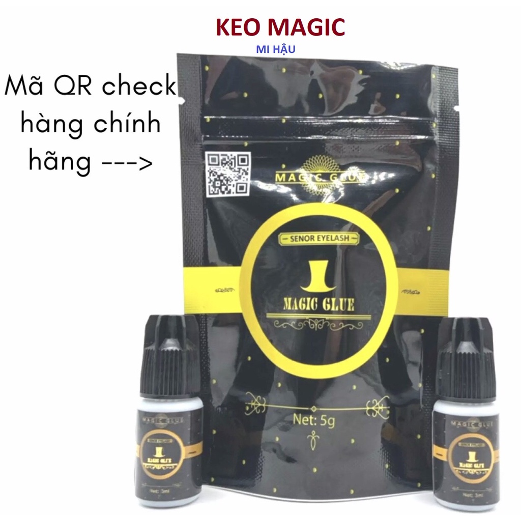 Keo Magic Glue ít Cay, Khô Nhanh Siêu Bền,Dùng Nối Mi Classic,Volume,Dành Cho Thợ Nối Mi Chuyên Nghiệp