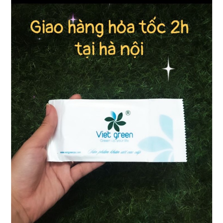 100 KHĂN ƯỚT 1 TỜ❤️BẢO HÀNH 6 THÁNG❤️vải k hông dệt không hóa chất