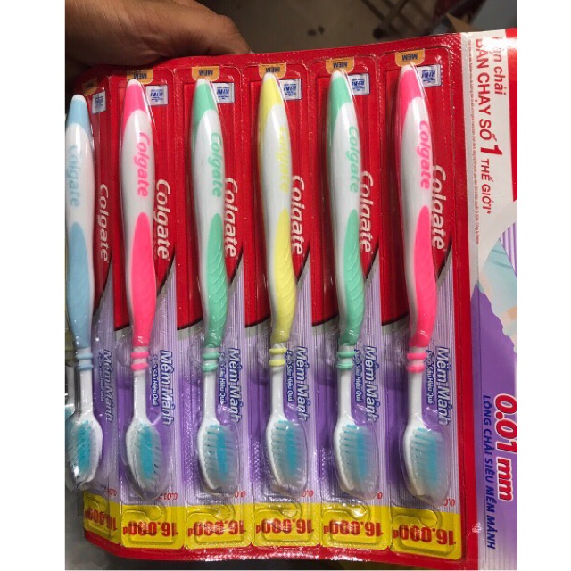 [Vỉ 12c] bàn chải colgate 18k