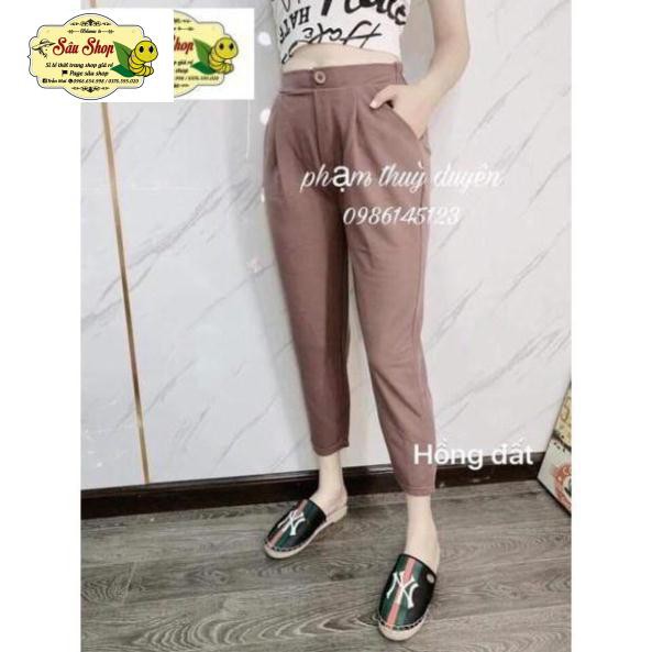 Quần Đũi Nữ /FREESHIP/ Quần Đũi Dáng Baggy 1 Cúc Cao Cấp | BigBuy360 - bigbuy360.vn