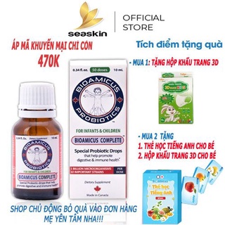 Men vi sinh 10 chủng BioAmicus Complete 10ml nhập khẩu nguyên hộp từ Canada