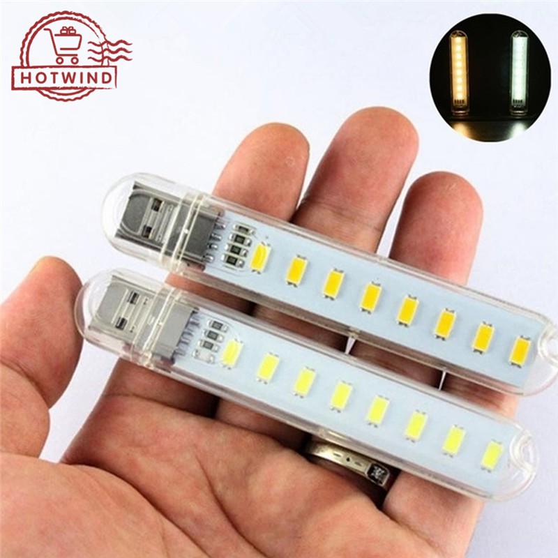 Đèn LED mini HW 8 bóng 5V DC 5V cắm USB