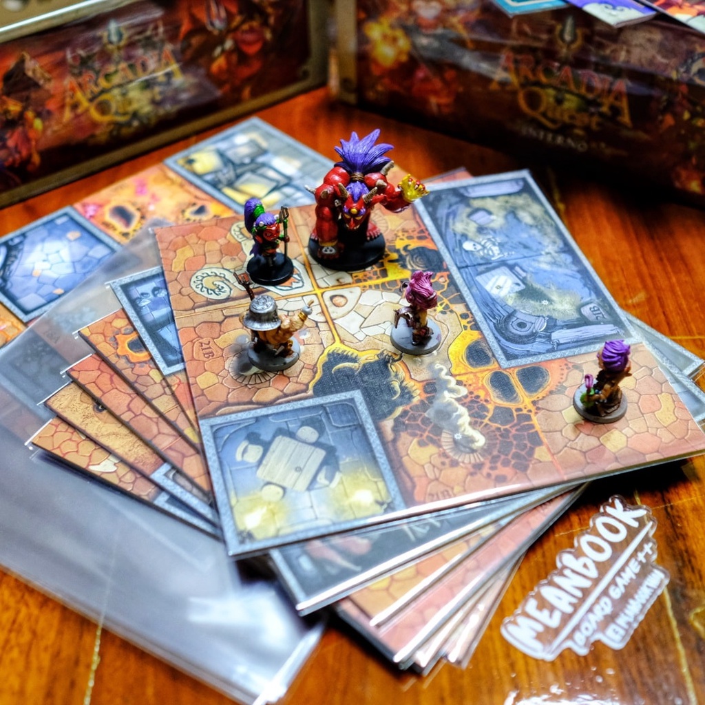 Ốp lưng bảng Arcadia Quest / Starcadia Map Size 21x21 cm.