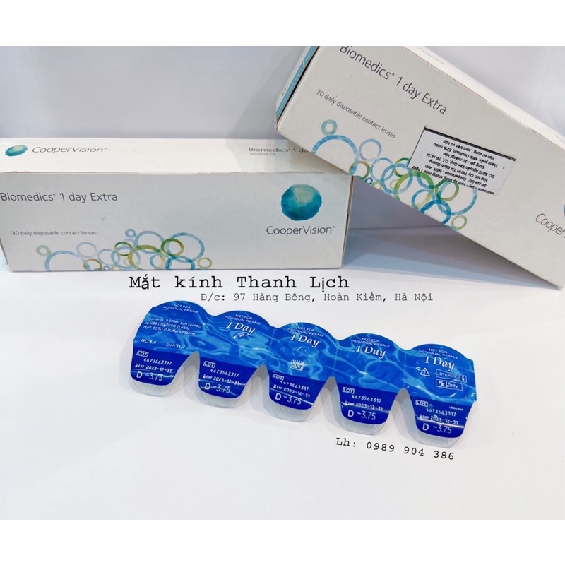 Kính áp tròng 1 ngày Biomedics Extra