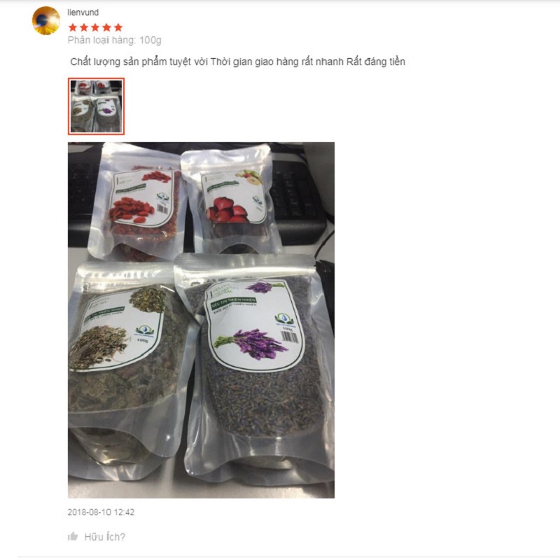 Trà Oải Hương / Trà Lavender MỘC SẮC 100/500gr [Organic]