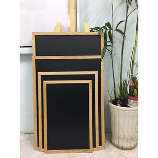 Bảng đen  Menu viết phần treo tường ( 50x70) khung nâu