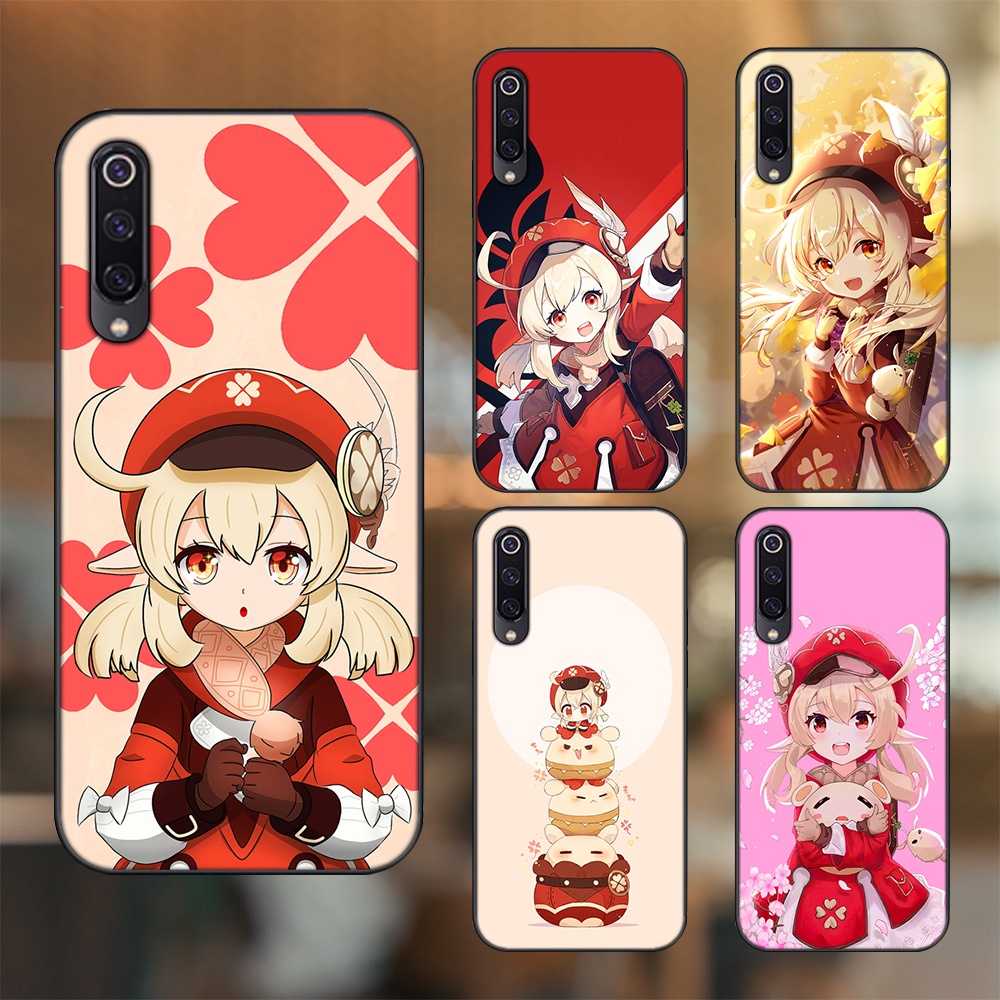 Ốp lưng Xiaomi Mi 9, Mi 9 SE viền đen in hình Klee Genshin Impact