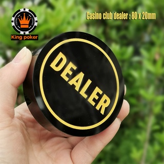 Nút Dealer chuyên nghiệp 80mm thủy tinh
