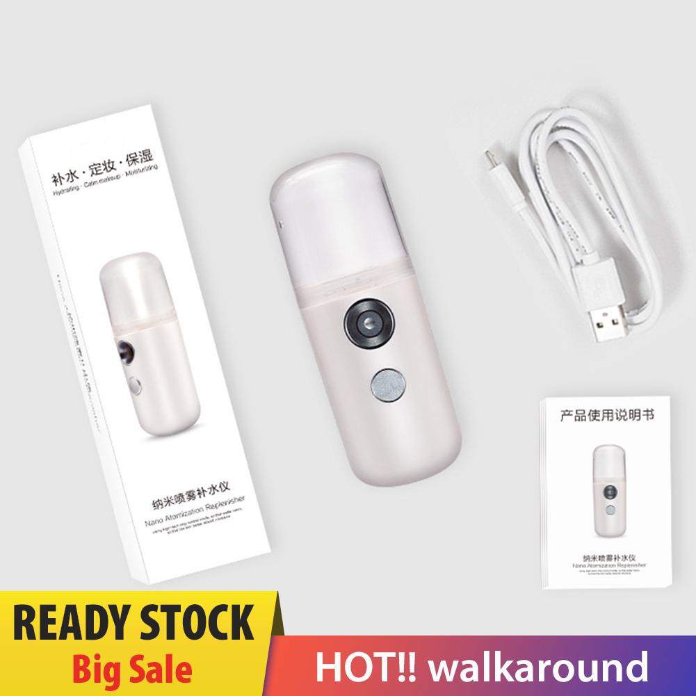 (Hàng Mới Về) Máy Phun Sương Nano Mini 30ml Cổng Sạc Usb Cho Da Mặt