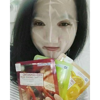 Mặt Nạ Sâm 3D Hàn Quốc gói 10 miếng