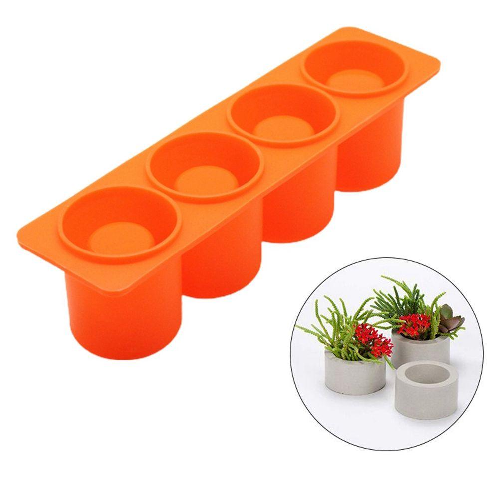 Khuôn Làm Đá Bằng Silicone Hình Chậu Cây Độc Đáo