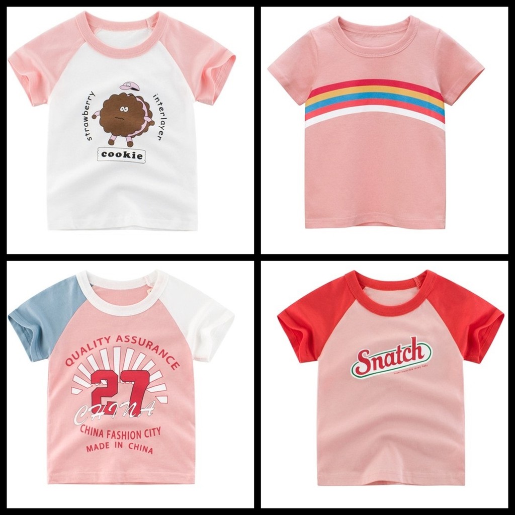 Áo thun bé gái 27HOME áo thun cho bé, dễ thương, cute