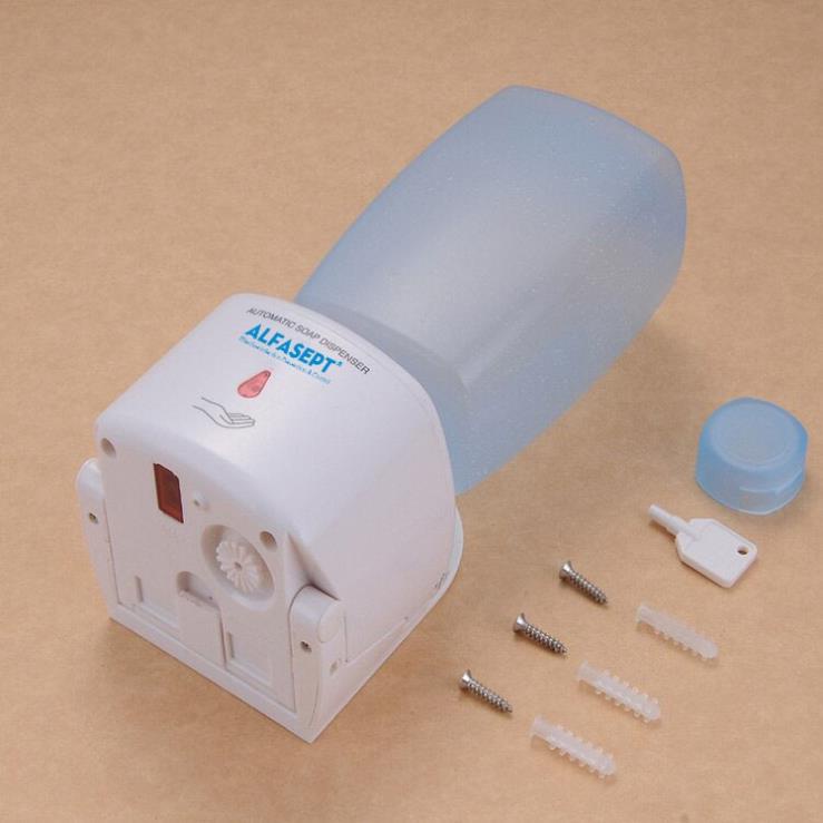 Máy Đựng Nước Rửa Tay Tự Động ALFASEPT Dispenser DHT4 Thiết Kế Hiện Đại, Tự Điều Chỉnh Lượng Nước Tiện Dụng
