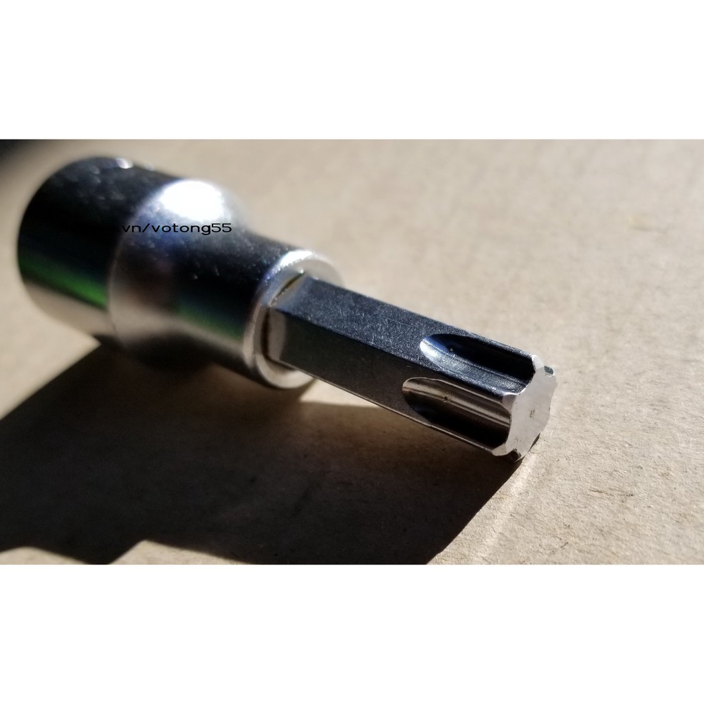 Đầu tuýp mũi sao 10mm - loại 1/2 dài 7cm  hàng bãi Nhật