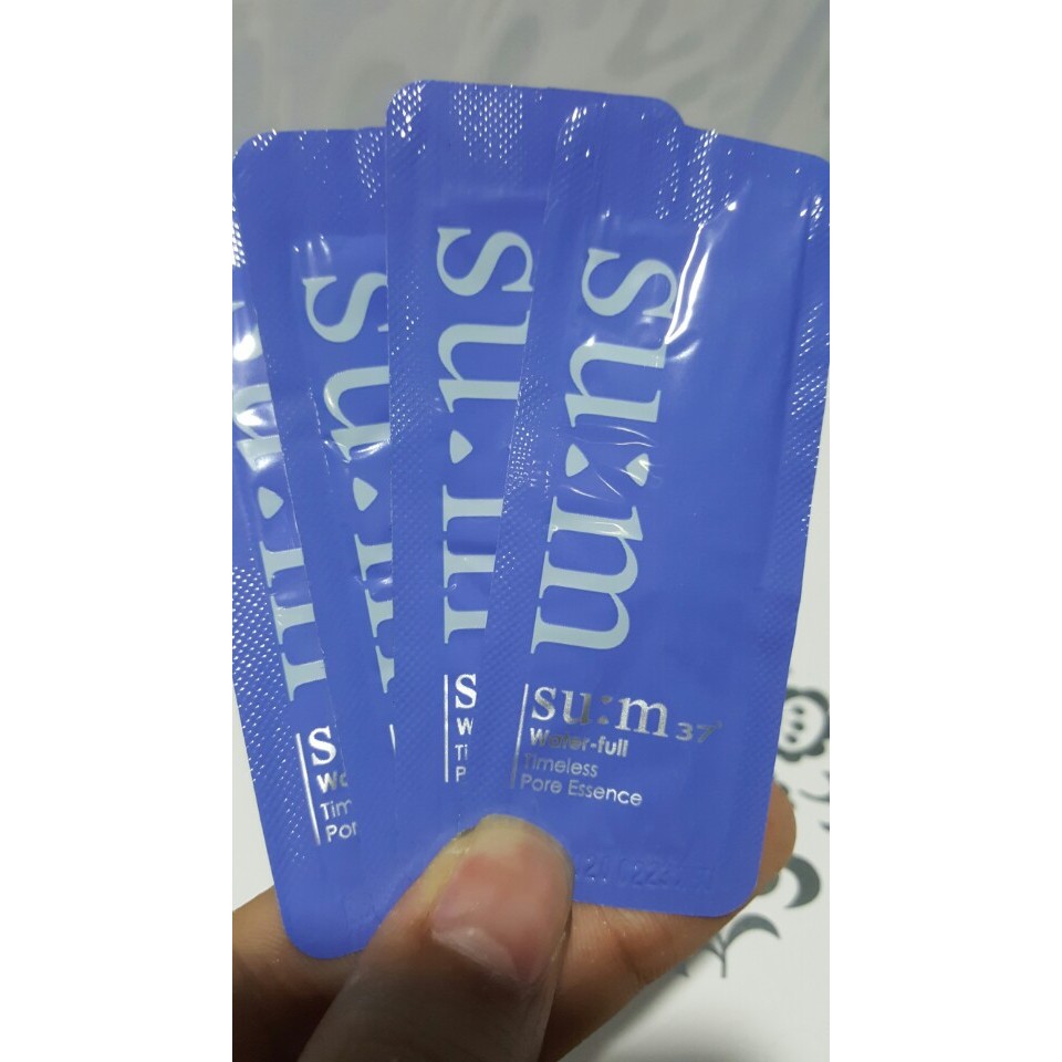 combo 10 gói sample tinh chất xe khít lỗ chân lông su:m37