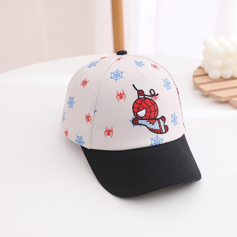 Mũ Lưỡi Trai In Hình Người Nhện Marvel Dễ Phối Đồ Thời Trang Cho Bé