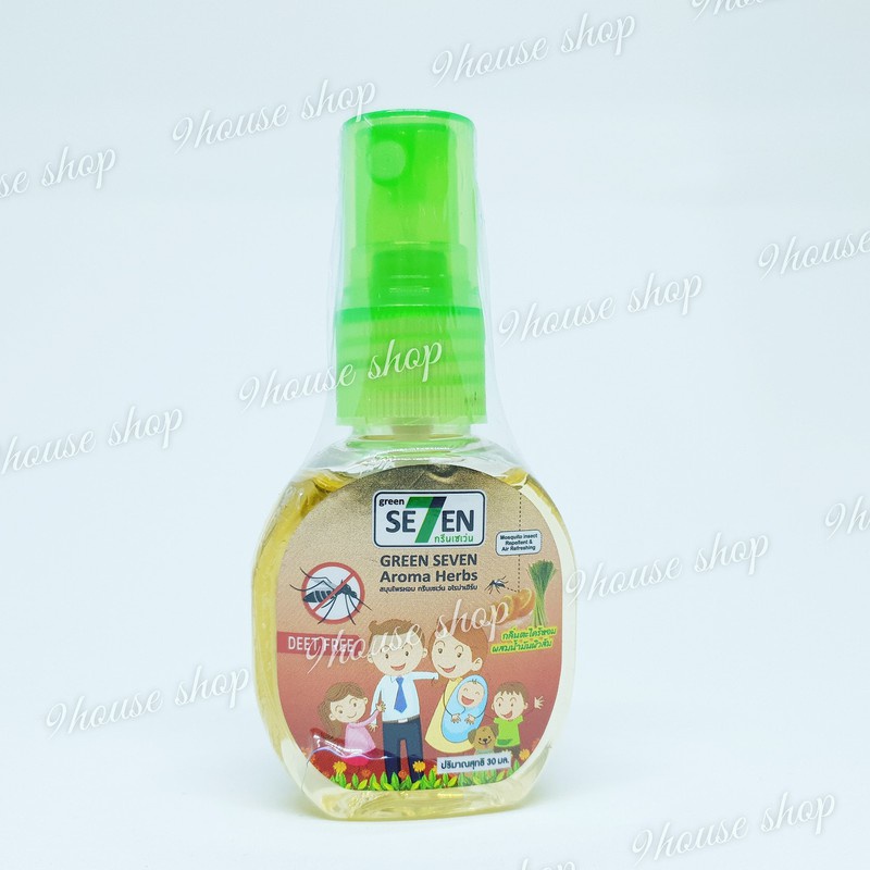 XỊT CHỐNG MUỖI VÀ CÔN TRÙNG SE7VEN 30ML THÁI LAN CHÍNH HÃNG - 9096