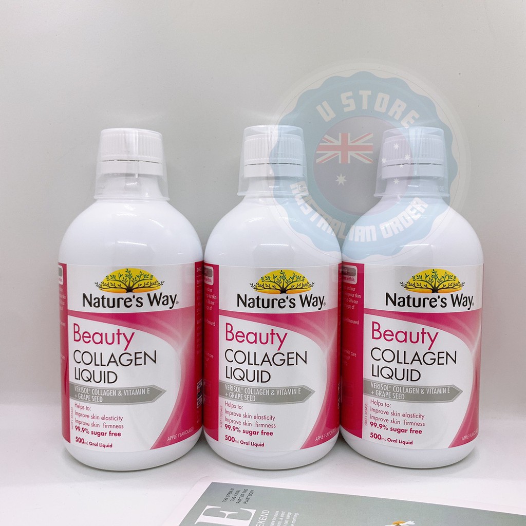 Collagen dạng nước Nature's way Beauty collagen liquid 500ml