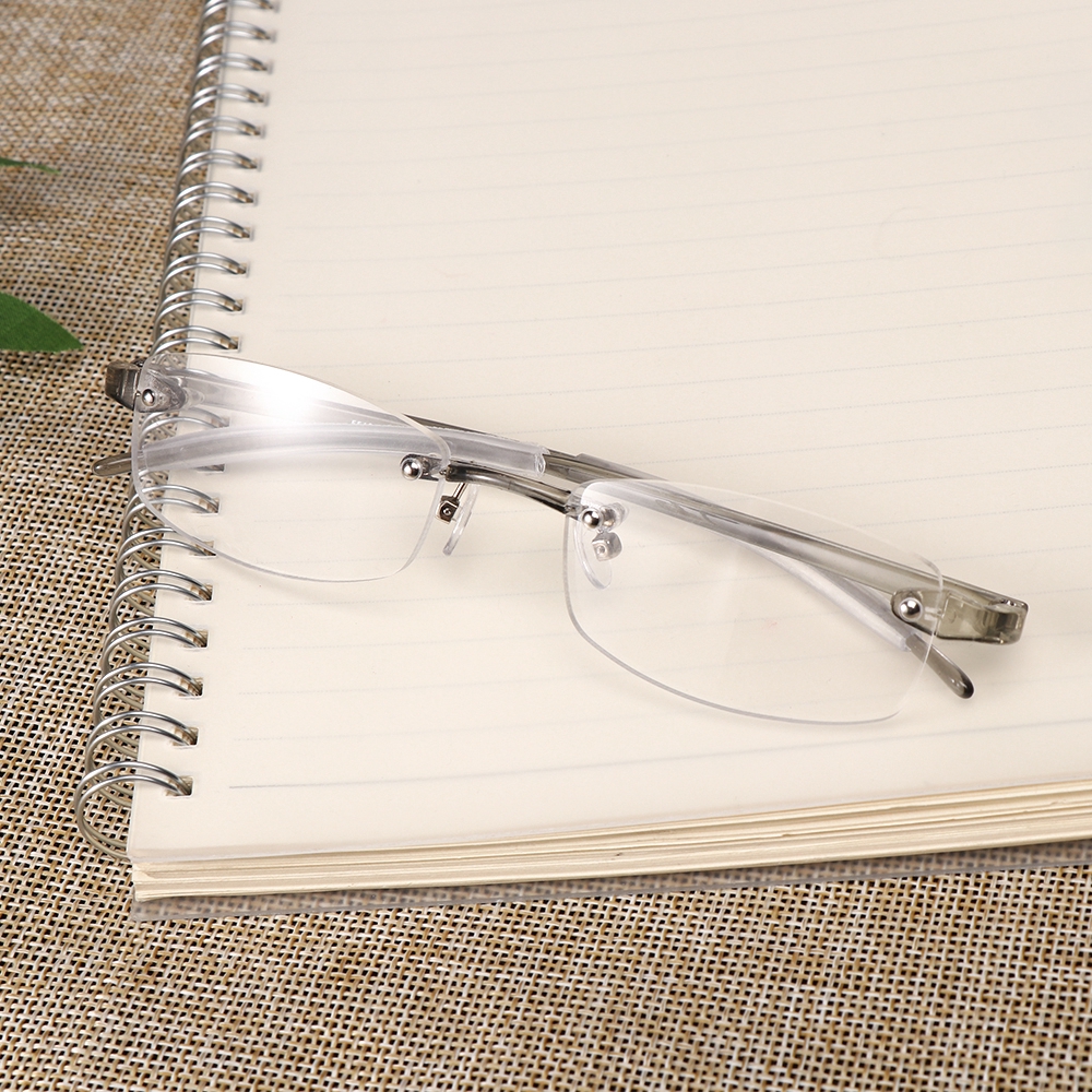 Kính cận resin kim loại siêu nhẹ màu xám trong suốt 1.00 - 4.0