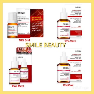 Serum Dr.wu Mandelic acid (FULLBOX) 5-15-30ML HÀNG SẴN  plus(8%), 18% giúp hỗ trợ giảm mụn ẩn, giảm thâm, đều màu da