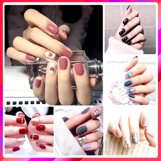 Handmade 3D False Manicure / Nail Stickers / Waterproof Stickers / 14 Pieces / False Nails