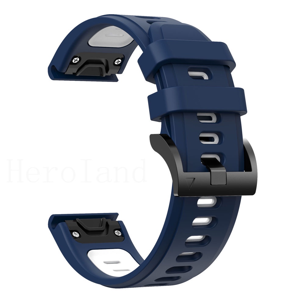 Dây Đeo Bằng Silicone 26mm Cho Garmin Fenix 7X 6X 6XPro 5X Easyfit Garmin Fenix 3 HR