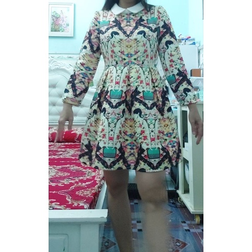 Thanh lý đầm hoa đẹp size M