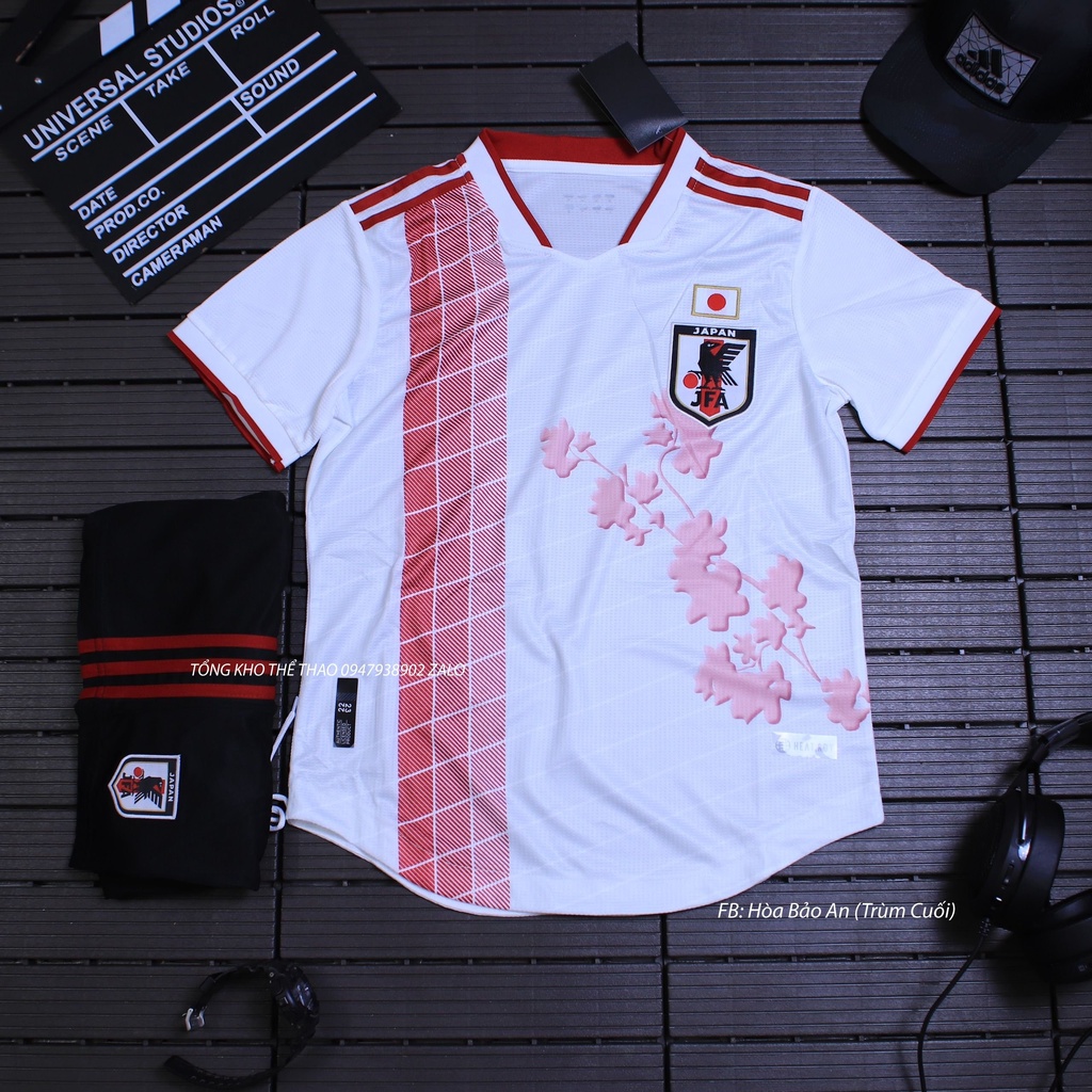 Bộ Quần Áo Đá Banh ĐT Nhật mùa 22/23 hàng cao cấp Thái 2 màu trắng,xanh