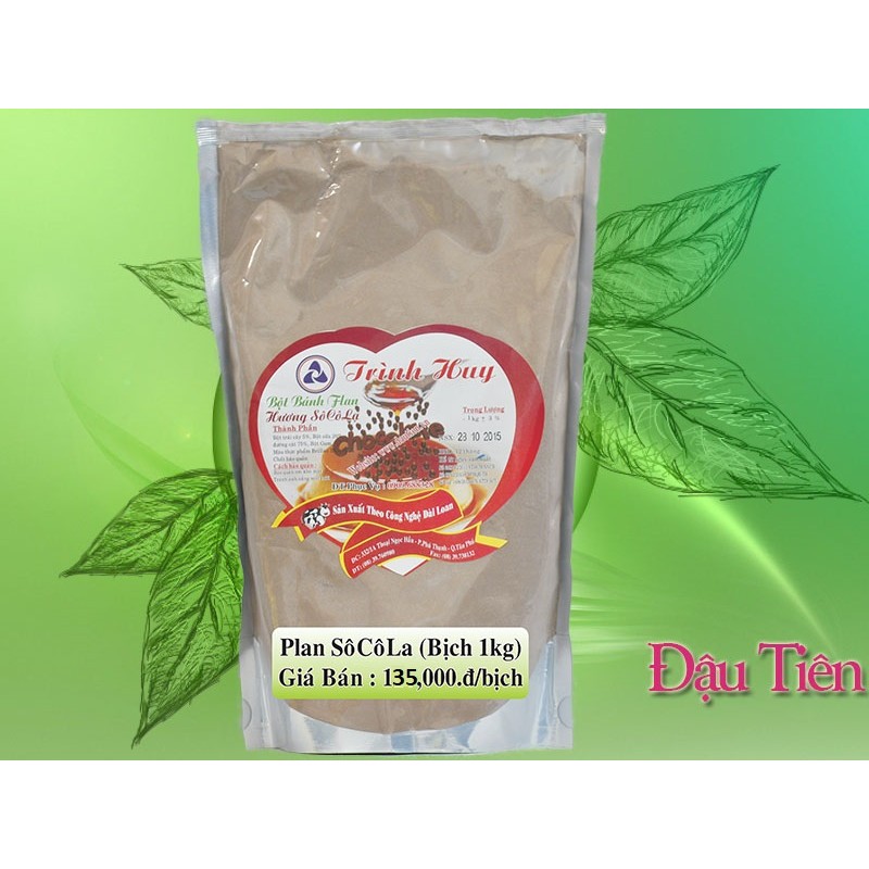 Bột pudding (bột flan) socola Trình Huy 1kg