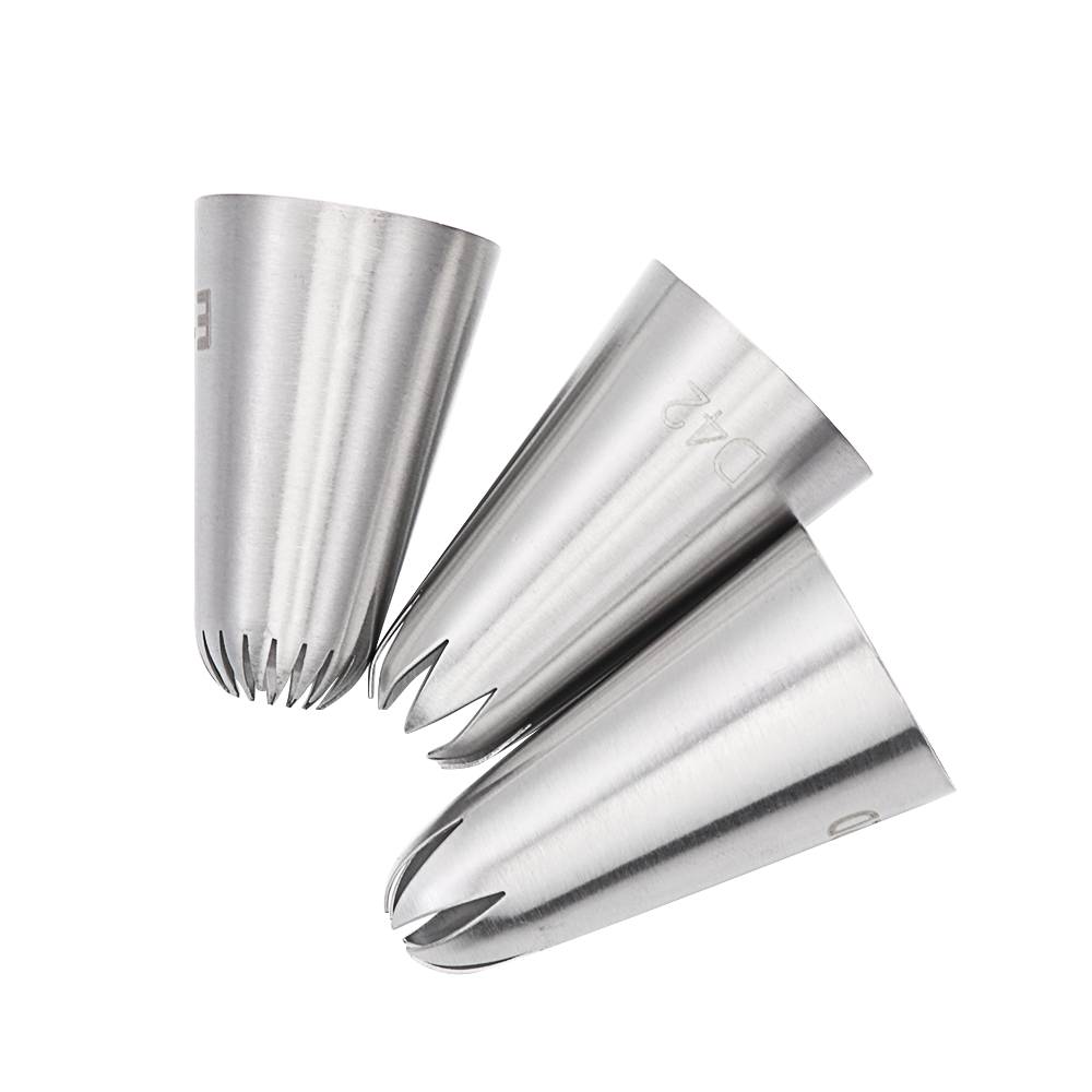 CONOPERY 3 Đuôi bắt kem trang trí bánh bằng thép không gỉ