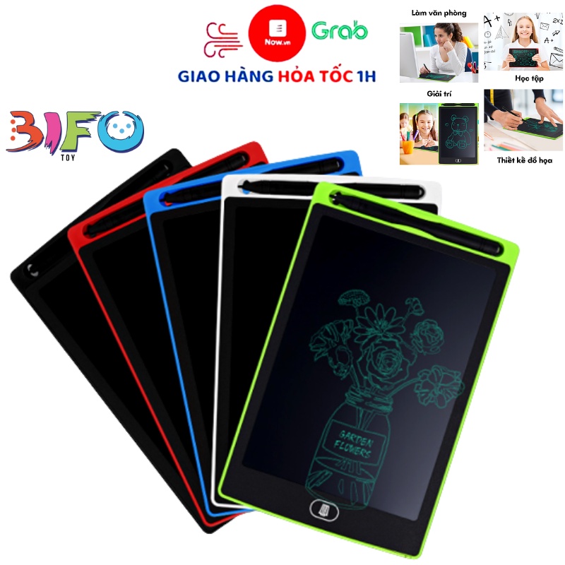Bảng viết, bảng vẽ điện tử thông minh LCD tự xóa có khóa màn hình đồ chơi giáo dục thông minh học tập
