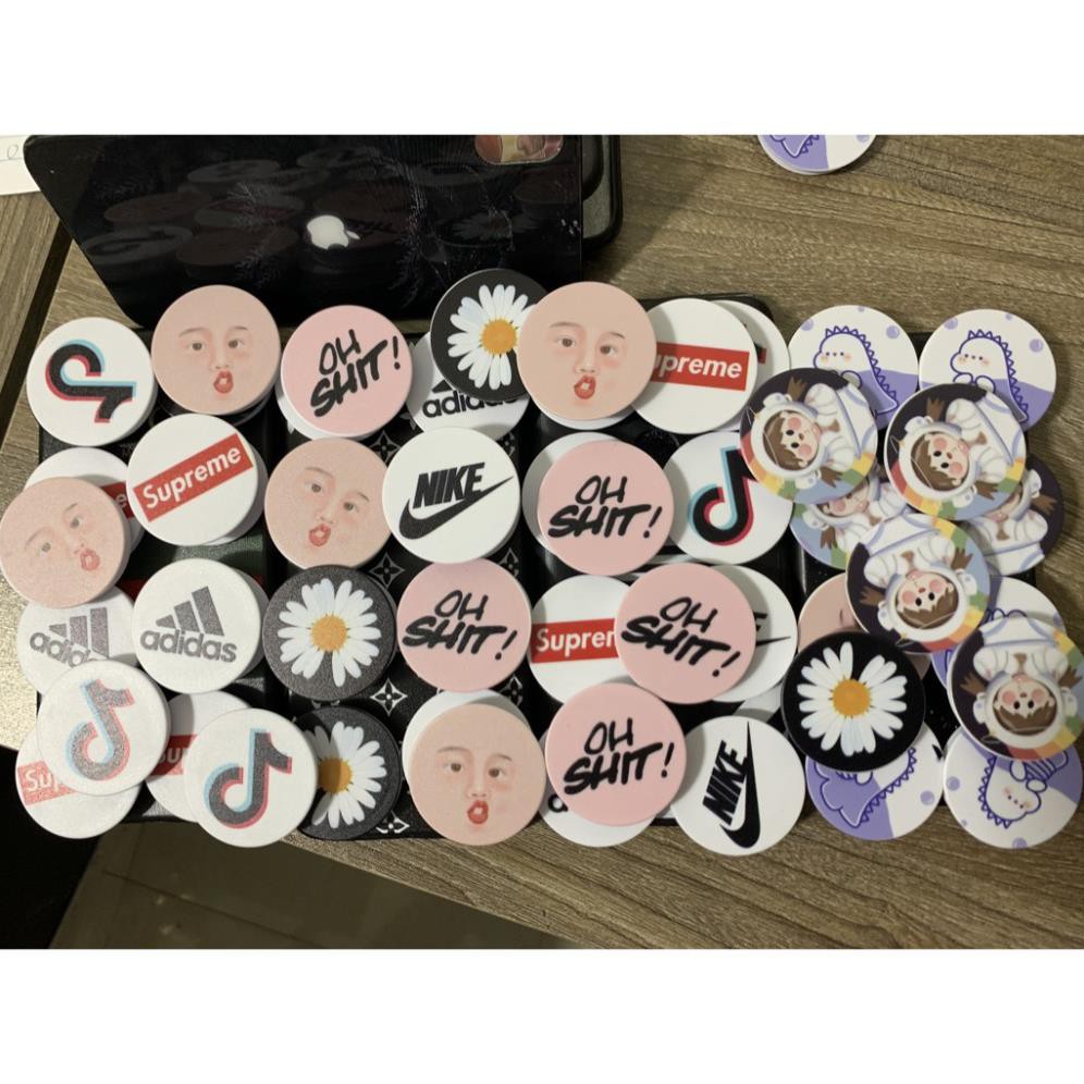 [RẺ VÔ ĐỊCH] IN GIÁ ĐỠ ĐIỆN THOẠI POPSOCKET SUPERMEN ADIDAS NIKE TICKTOK