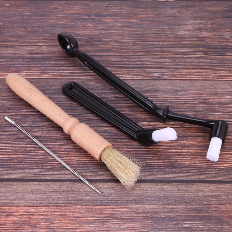 Set 4 Chổi Vệ Sinh Máy Pha Cà Phê Chuyên Dụng