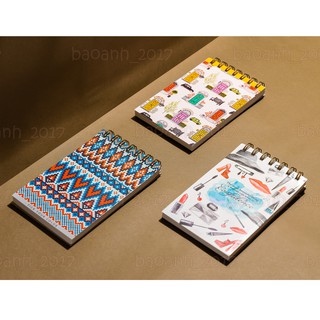 Sổ tay A6 lò xo dọc BEA- LQ- không dòng kẻ Blueangel
